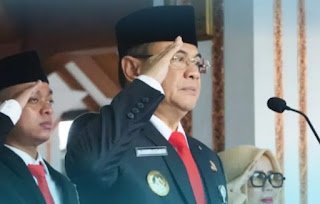 Pimpin Upacara Hari Amal Bakti Kemenag, Bupati Sudewo Tekankan Lima Budaya Kerja ASN