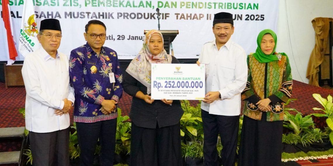 Dorong UMKM Bangkit, Plt. Bupati Pati dan Baznas Kucurkan Modal Usaha Rp120 Juta