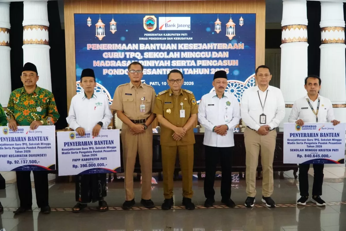 Ribuan Guru Keagamaan di Pati Terima Bantuan, Pemkab Perkuat Pendidikan Karakter Generasi Muda