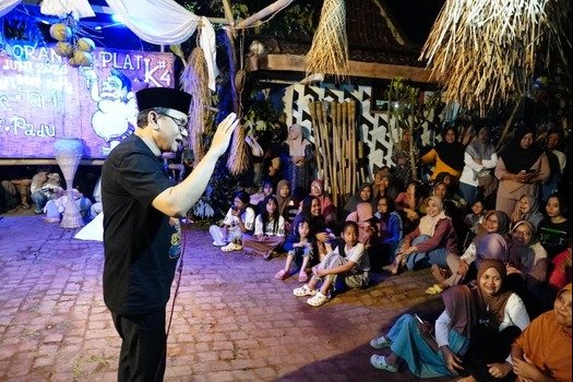 Obor Tradisi Kembali Menyala, Lamporan Soneyan Jadi Simbol Kuatnya Jati Diri Budaya Pati